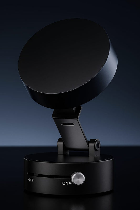 MAGNETIC Premium Adjustable Mobile Holder – Sleek Black Design